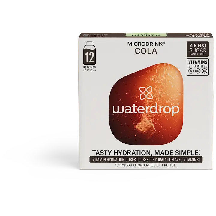 Waterdrop Microdrink Kola nesteyttävä porekuutio 12 x 2,1g