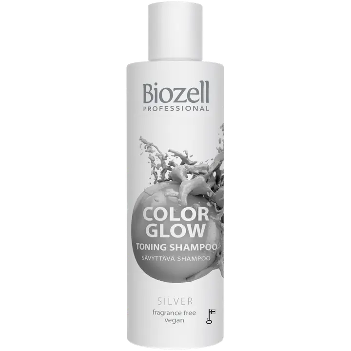 Biozell Color Glow Color Tech Sävyttävä shampoo 200ml Silver