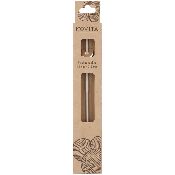 Novita Virkkuukoukku 15 cm  2,5 mm