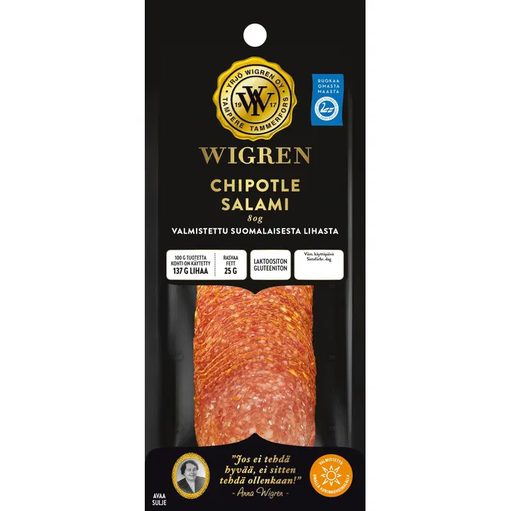 Wigren Chipotle Salami 80g