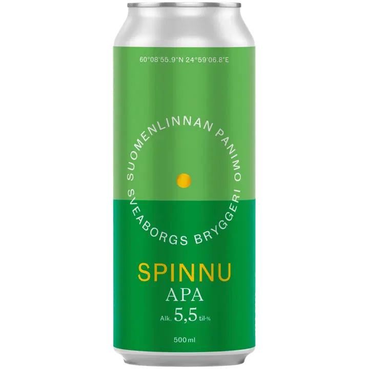 Suomenlinnan Panimo Spinnu APA 5,5% 50cl tölkki