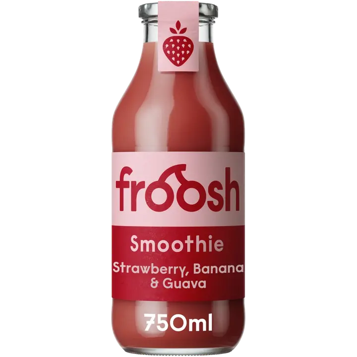 Fazer Froosh hedelmäsmoothie 750 ml mansikka, banaani ja guava