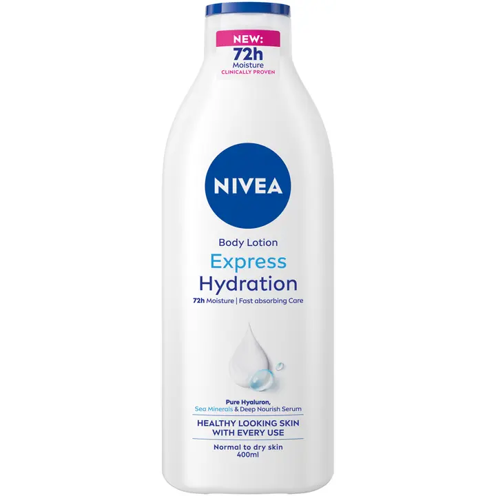 NIVEA 400ml Express Hydration Body Lotion -vartaloemulsio