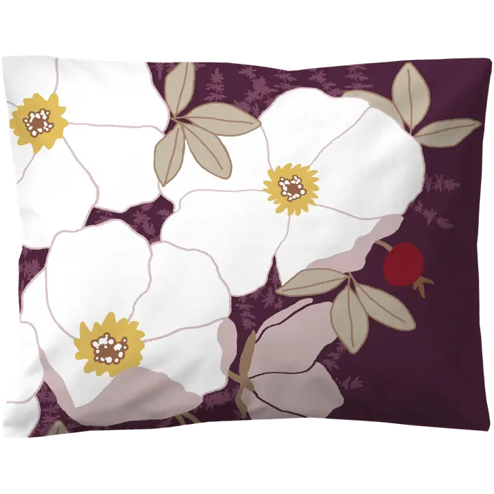 Finlayson satiini tyynyliina Rosa 50X60 luumu