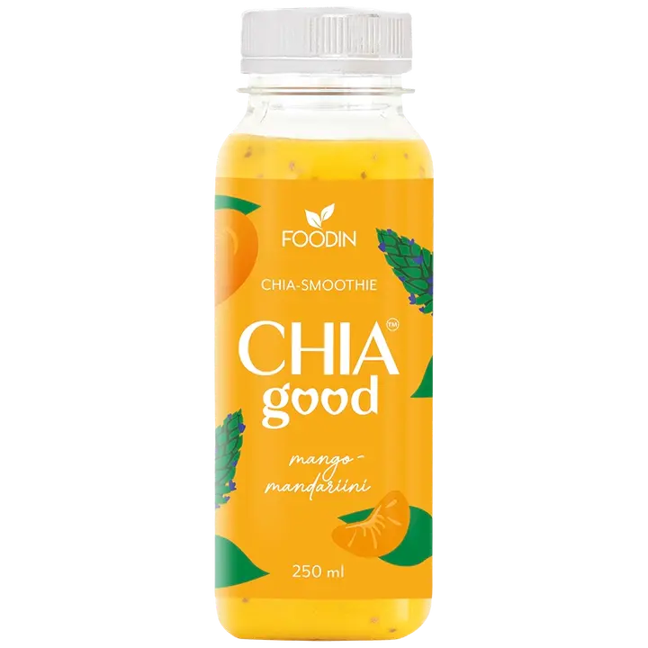 Foodin Chia Good mango-mandariini smoothie, 250ml