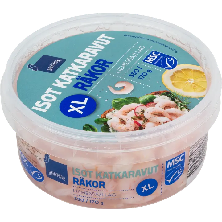 Rainbow isot katkaravut 350 g
