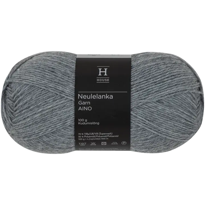 House lanka Aino villasekoite 100 g vaaleanharmaa