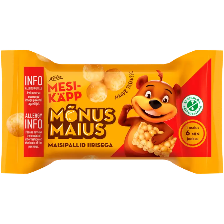 Kalev Mesikäpp Mõnus Maius maisipallid iirisega 25 g