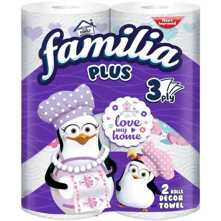 Familia paberrätik 3-kihiline 2tk