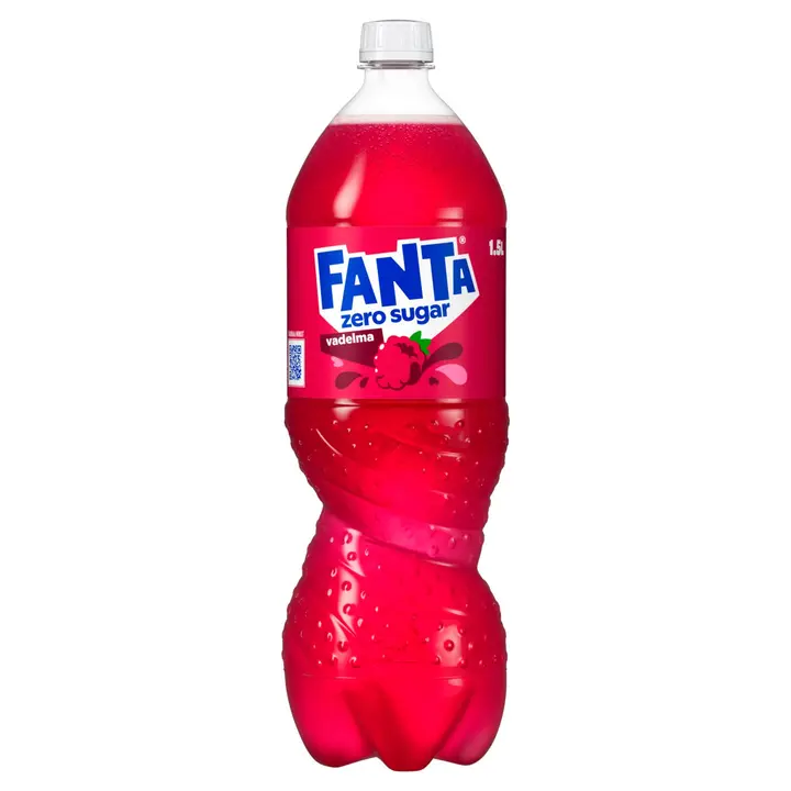 Fanta Vadelma Zero virvoitusjuoma muovipullo 1,5 L