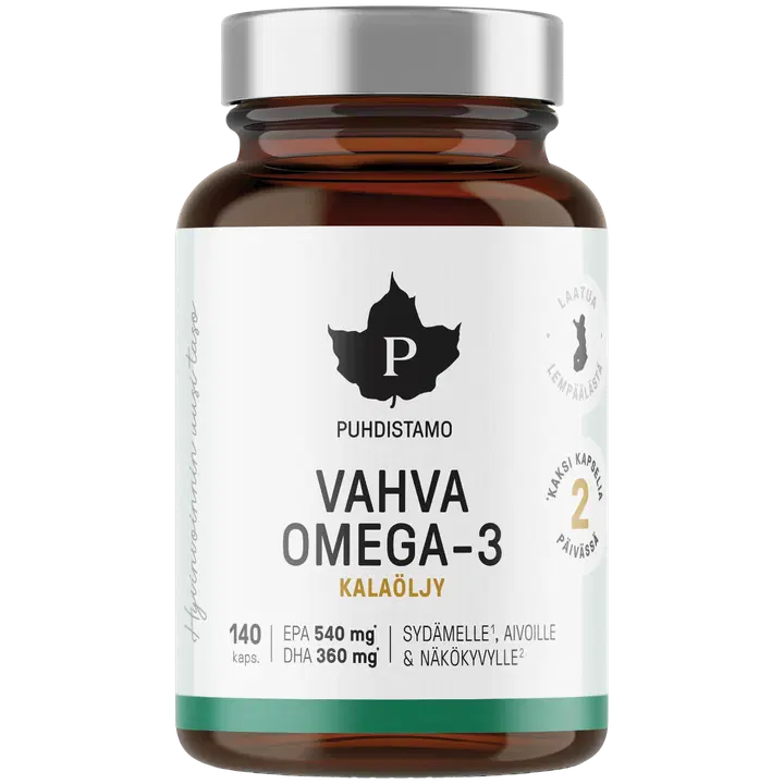 Puhdistamo Vahva Omega -3 140 kaps