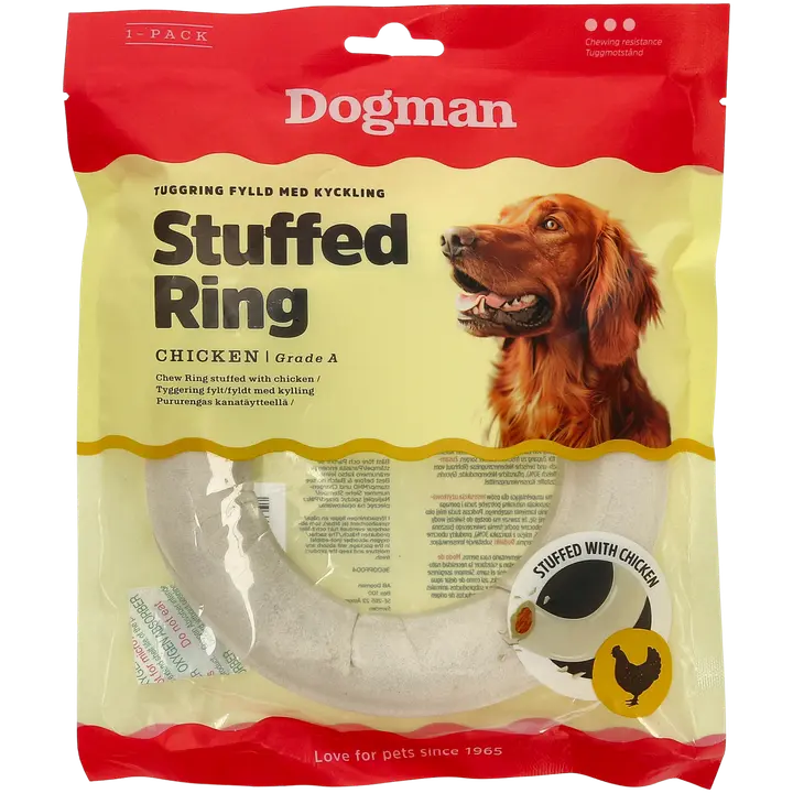 Dogman Pururengas kanatäytteellä 15cm 1-pack 180g