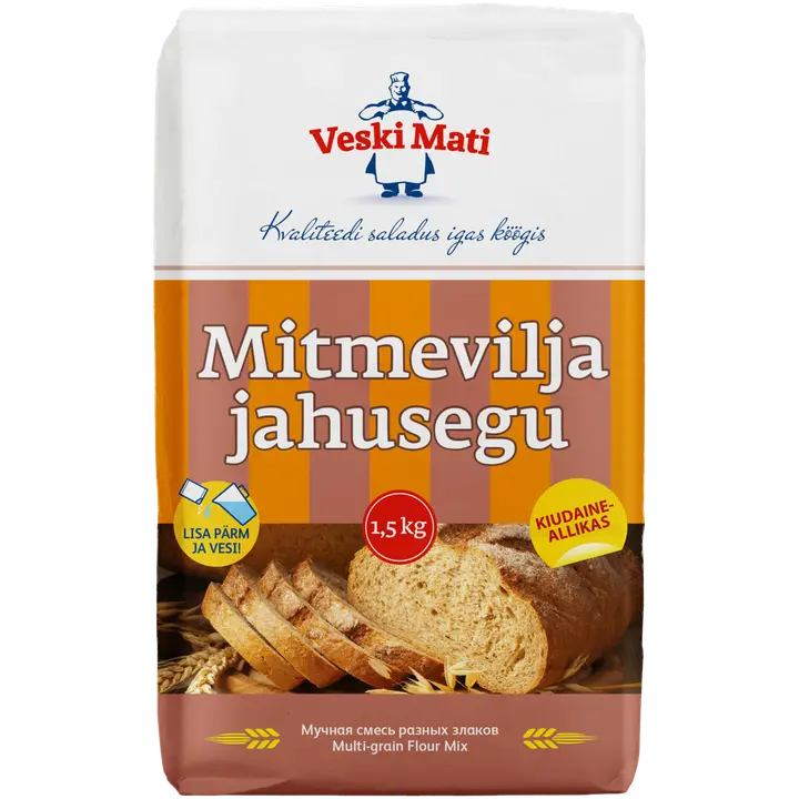 Veski Mati Mitmevilja jahusegu 1,5 kg
