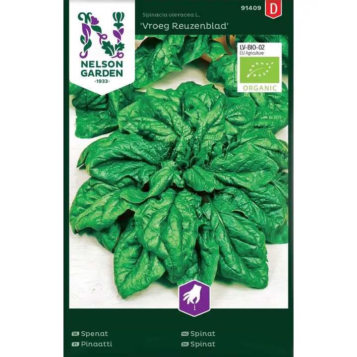 91409 spinat monnopa, organic