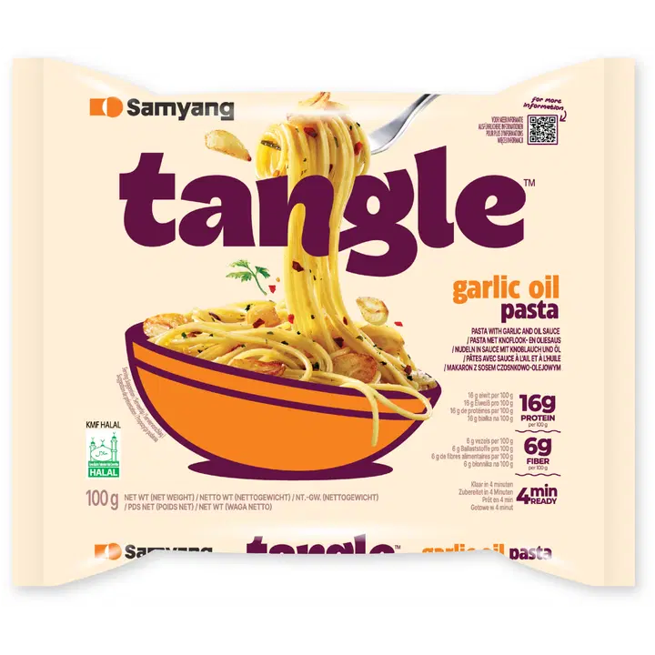 Samyang Tangle pasta küüslauguõliga samyang, 100g