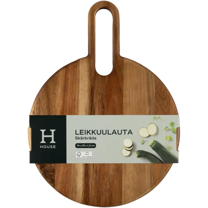 House leikkuulauta 34x25x1,5 cm