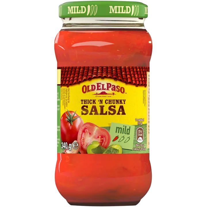 Old El Paso Thick and Chunky Salsa Mild 340g