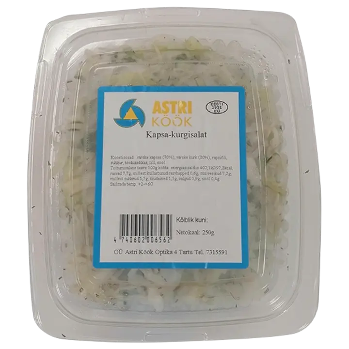 Astri Köök Kapsa-Kurgisalat 250 G