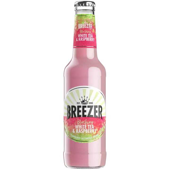 Breezer White Tea & Raspberry juomasekoitus 4 % lasipullo 0,275 L