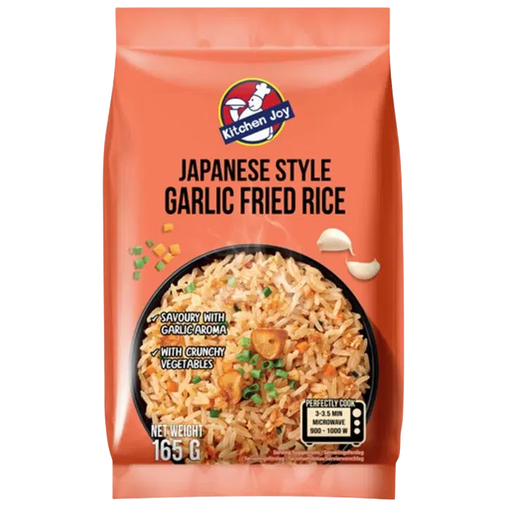 Kitchen Joy Japanilaistyylinen paistettu valkosipuliriisi 165g