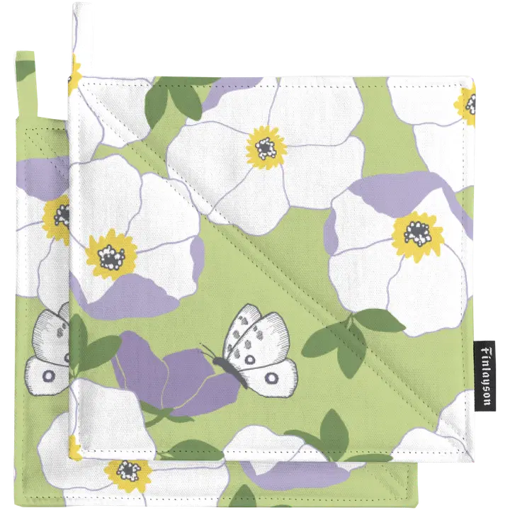 Finlayson patalappu Ruusa v.vihr/v.lila 2kpl 22x22