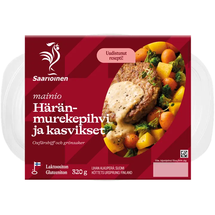Saarioinen Häränmurekepihvi ja kasvikset 320g