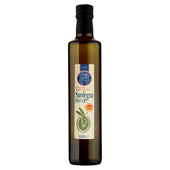 Terre d'Italia Olio Extra Vergine di Oliva Sardegna DOP oliiviöljy 500ml