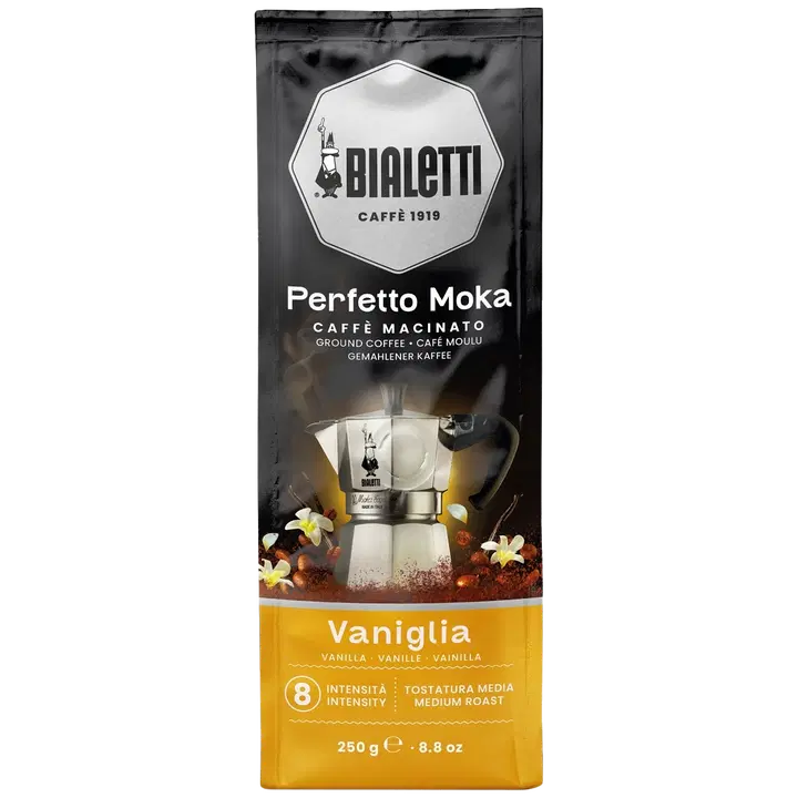Bialetti espressokahvi Perfetto moka vanilja 250 g