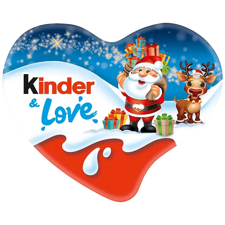 Kinder & Love Suklaasydän 37g Joulu
