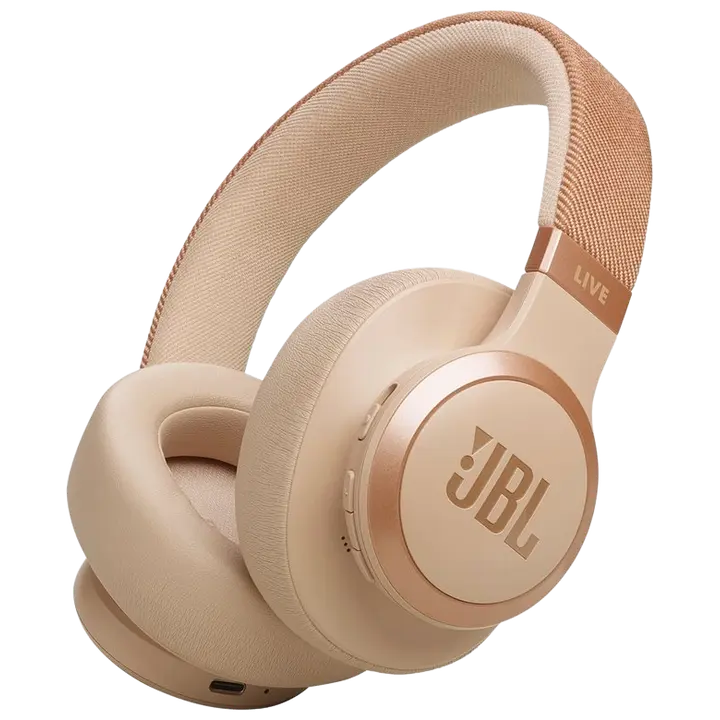 Kõrvaklapid JBL Live 770NC beež