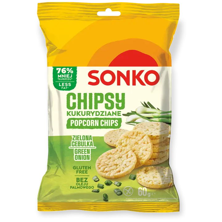 Sonko popkorni laastud rohelise sibulaga 60g