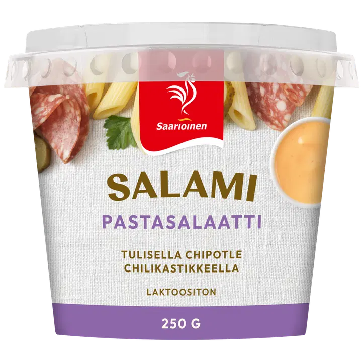 Saarioinen Salami-pastasalaatti 250g