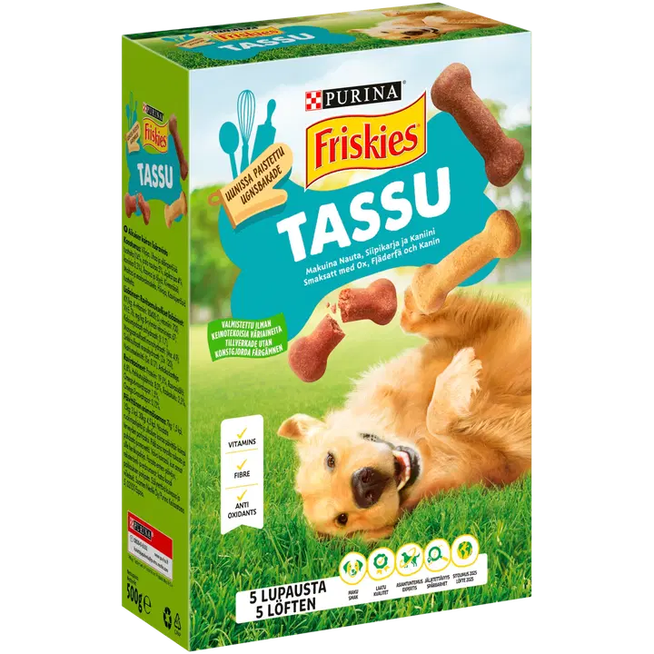 Friskies 500g Tassu 3 makua koirankeksi