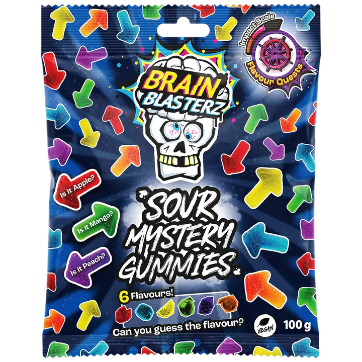 Brain Blasterz Mystery Gummies makeissekoitus 100g