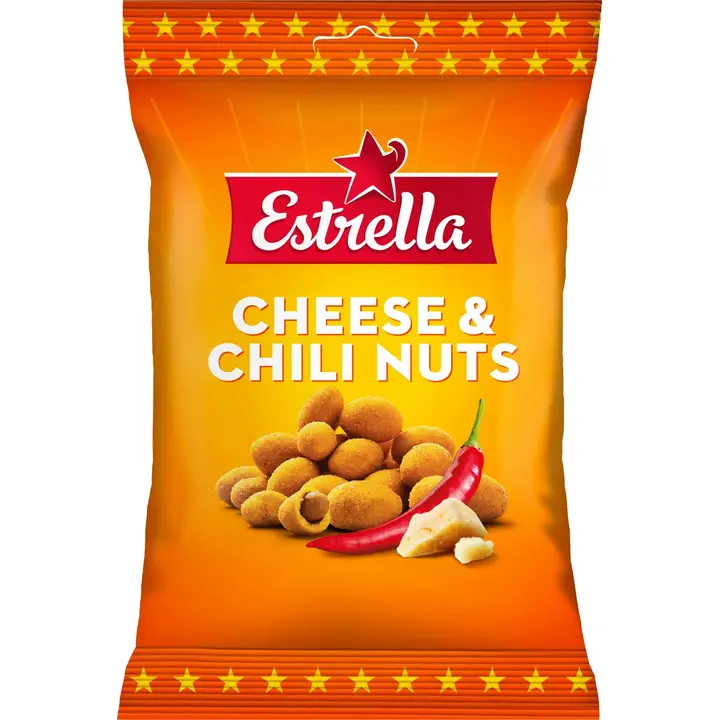 Estrella Cheese & Chili pähkinät 140g