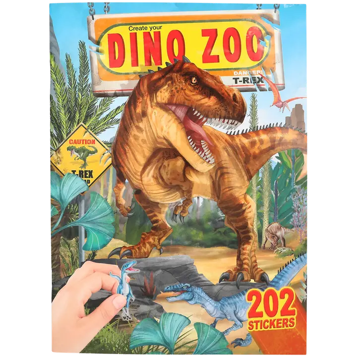 Dino World Zoo Tarrakirja