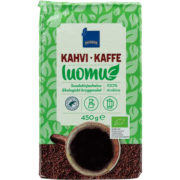 Rainbow luomukahvi 450 g