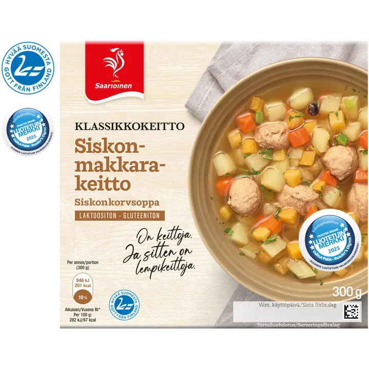 Saarioinen Siskonmakkarakeitto 300g