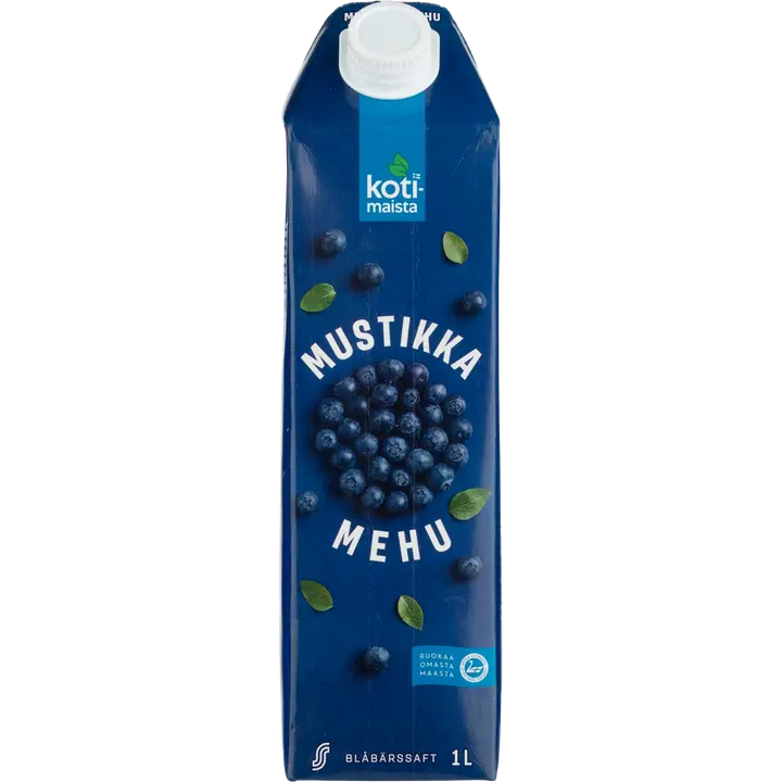 Kotimaista Mustikkamehu 1 L