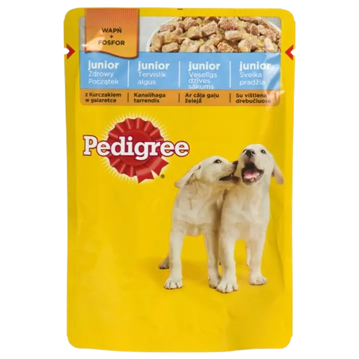 PEDIGREE Junior koeraeine kutsikatele kanalihaga tarrendis, 100 g