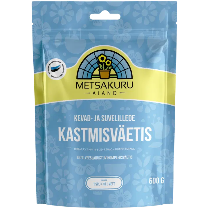 Kevad-ja suvelillede kastmsväetis 600g