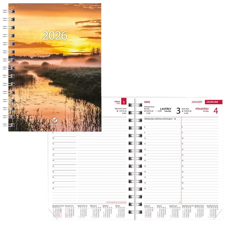 Boss päev a5, spiraalköites sisu