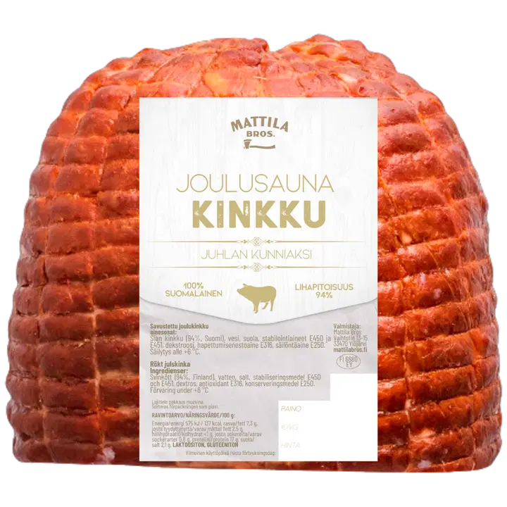 Mattila Bros. Joulusauna kinkku n. 1,5kg