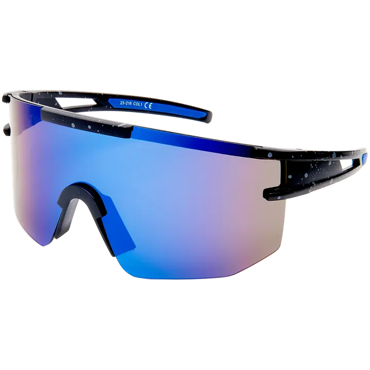 Kost päikeseprillid sport must-sinine