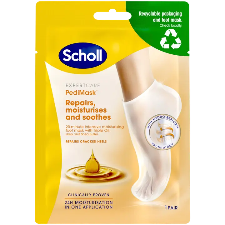 Scholl PediMask jalkanaamio 3xOil