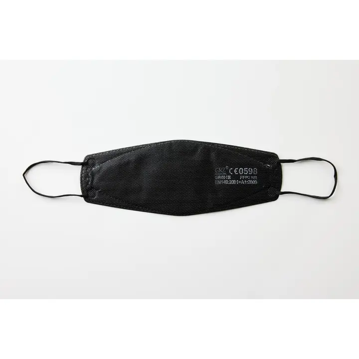 Musta FFP2 hengityssuojain Style 25kpl