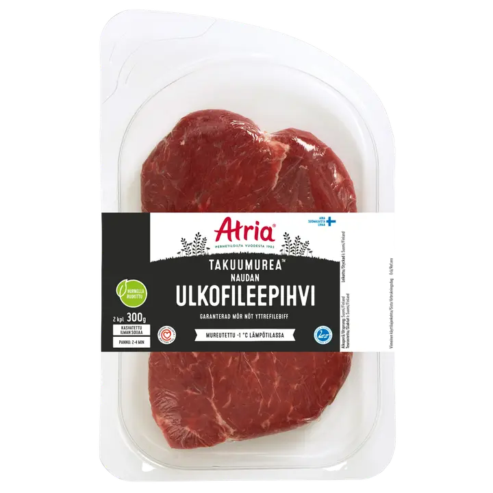 Atria Takuumurea Naudan Ulkofileepihvi 300g