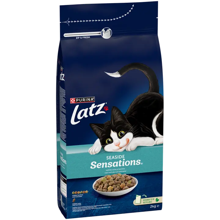 Latz kuivtoit kassidele lõhe, pollaki ja köögiviljaga 2 kg