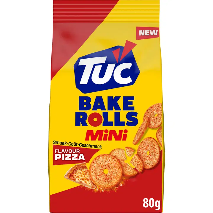 TUC Bake Rolls Mini Pizza leipälastu 80g