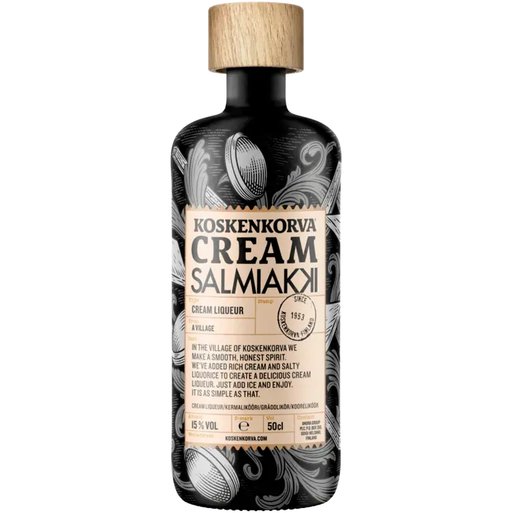Koskenkorva Salmiakki Cream liköör 15%vol 500 ml